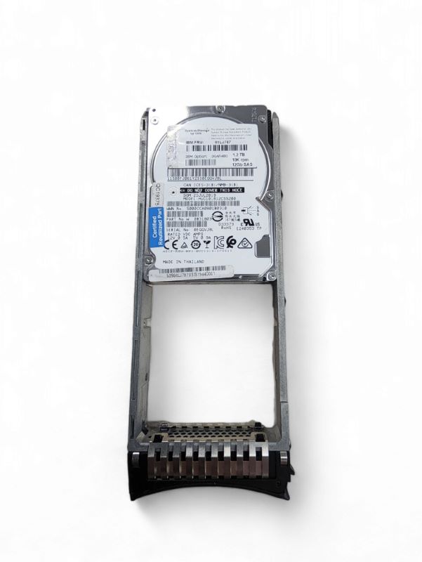 IBM 01LJ787 1.2TB 10K 12Gb/s 2.5 inch SAS Hard Disk