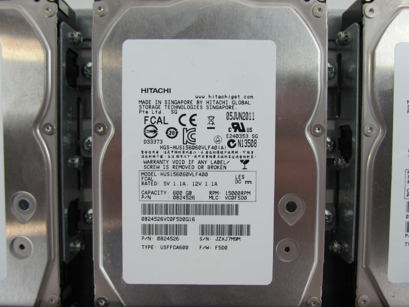 HP 970-200097 3PAR 4x 600Gb FC LFF Drive Magazine