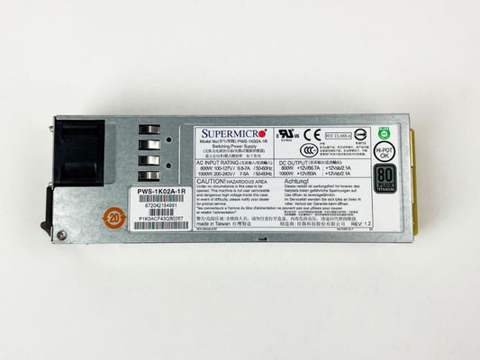 Supermicro PWS-1K02A-1R 1000W 80+ Platinum Power Supply