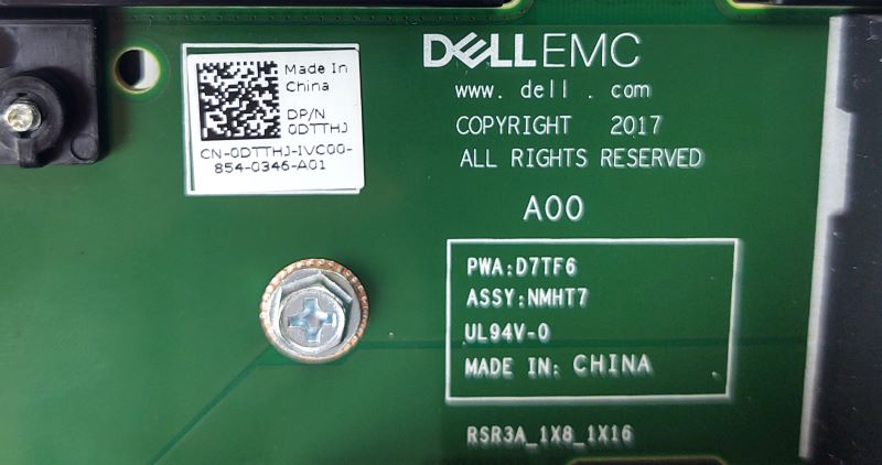 Dell DTTHJ R740 RISER #3 BOARD