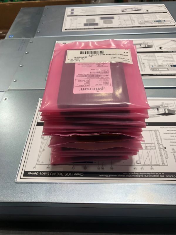 Dell 8251G LOT OF 17:  MICRON 256GB 6GBPS SATA 2.5'' SSD E