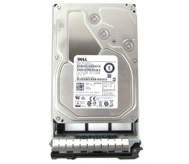 DELL KP22D 6TB 7.2K 6GBPS 3.5"  SATA HDD MG04ACA600E