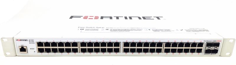 Fortinet FS-448D-FPOE 48x GE RJ45 and 4x10 GE SFP+
