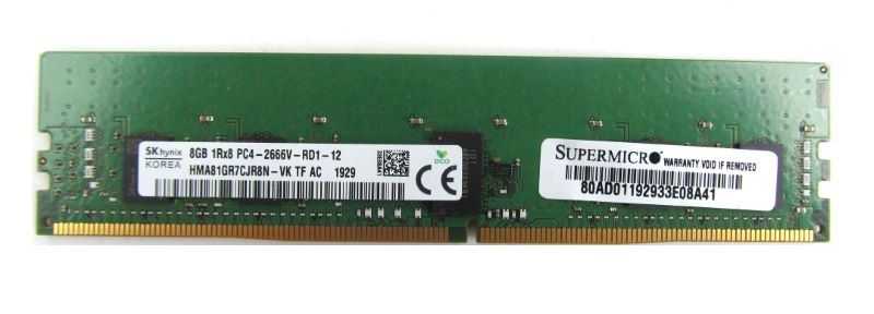 Dell HMA81GR7CJR8N-VK 8GB PC4-21300V DDR4-2666 1RX8 ECC