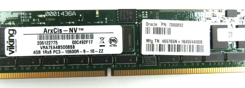 Oracle 7080892 Type A 4GB NVDIMM with Cable
