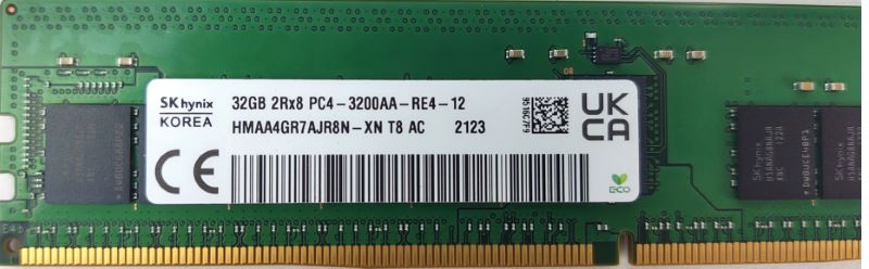 Dell HTPJ7 32GB PC4-25600AA DDR4-3200 2RX8 ECC DIMM