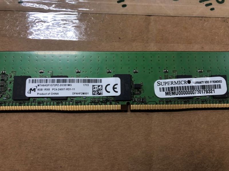 IBM MTA9ASF1G72pz-2G3b1mg 8GB DDR4 DIMM memory (OEM)