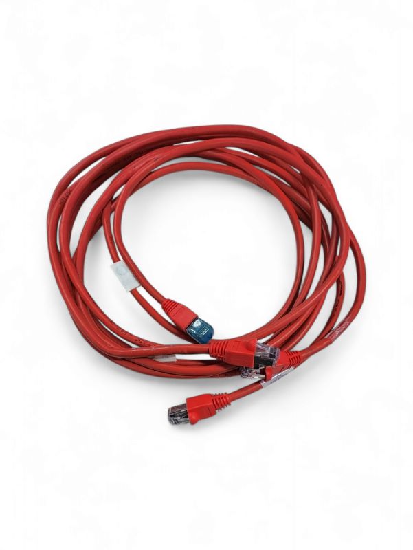 EMC 038-004-436 CAT6 ETHERNET CABLE 8FT (2.5M) RED