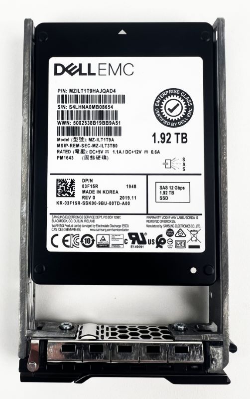 Compellent 3F15R-CML 1.92TB SSD SAS 2.5 12G