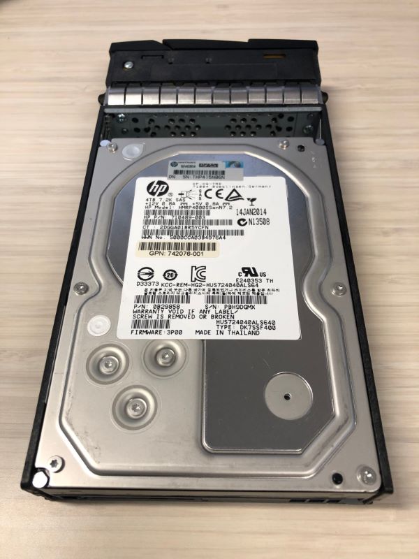 HP 743183-001 NP 3PAR 4TB 7.2K 3.5-inch LFF