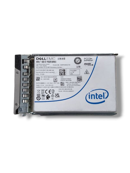 Dell TY3M5 3.2TB PCIe Gen4 NVMe U.2 MU Tlc SSD SSDPF2KE032T1E