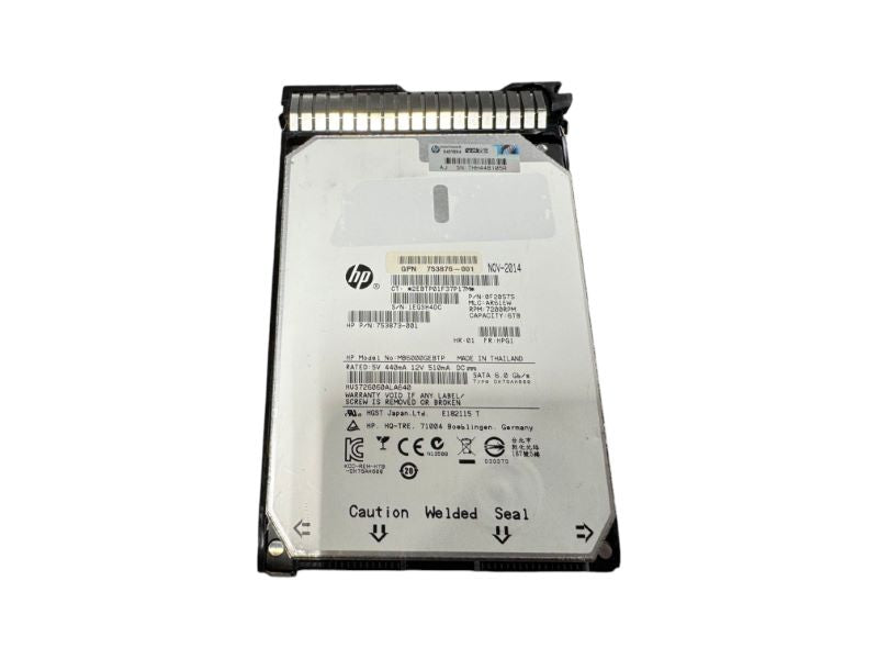 HP 761496-001 6TB 6G 7.2K 3.5 SATA