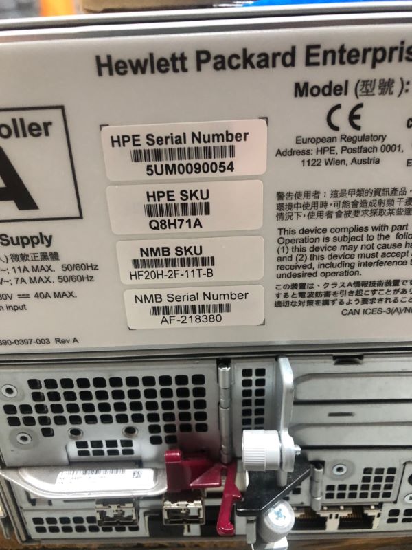 Nimble Q8H71A HF20H-2F-11TB-B