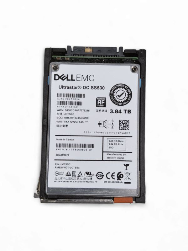 Dell 005053339 SAS 12Gbps 3.84 TB 512e SSD