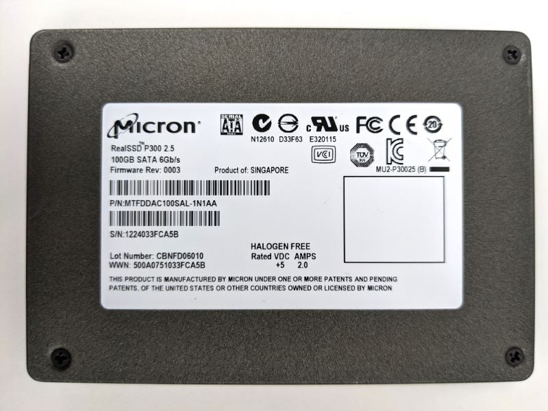 Dell 0NYN5J 100GB 6Gbps SATA 2.5" SSD Solid State Drive